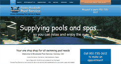 Desktop Screenshot of coronabrooksidepoolservice.com